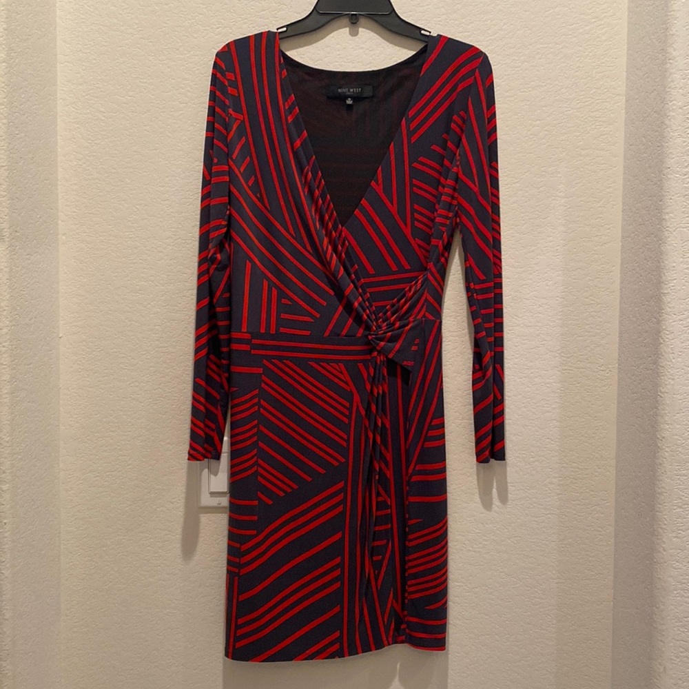 Nine West faux wrap dress